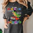 Pre k Graduation 2025 Pre-k Kindergarten Graduate Dinosaur Premium Tri-Blend Women's Comfort Colors T-Shirt Pepper