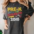 Pre-K Nailed It Class Of 2018 Graduation Women's Comfort Colors T-Shirt Pepper