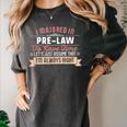 Pre-Law Major Student Shirt Graduation College Women's Comfort Colors T-Shirt Pepper