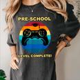 Pre-School Level Complete Graduation Video Gamer Preschool T Women's Comfort Colors T-Shirt Pepper