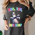 Preschool Graduate Shirt ABC 123 Mic Drop Llama Graduation Women's Comfort Colors T-Shirt Pepper
