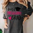 Preschool Graduation Shirt For Girl 2019 Miss Preschool Grad Women's Comfort Colors T-Shirt Pepper