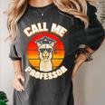 Professor Graduation For PhD Degree Doctor University Women's Comfort Colors T-Shirt Pepper