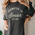 Promoted To Senior Est 2025 High School College Graduation Premium Women's Comfort Colors T-Shirt Pepper