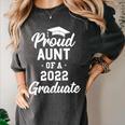 Proud Aunt Of a 2022 Graduate Class Of 2022 Graduation Women's Comfort Colors T-Shirt Pepper