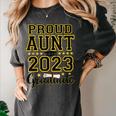 Proud Aunt Of A 2023 Graduate Family Matching Graduation Women's Comfort Colors T-Shirt Pepper