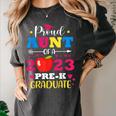 Proud Aunt Of 2023 Pre-K Graduate Senior Graduation Matching Women's Comfort Colors T-Shirt Pepper