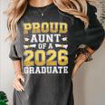 Proud Aunt Of A 2026 Graduate Shirt Class Of 2026 Graduation Women's Comfort Colors T-Shirt Pepper