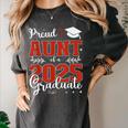 Proud Aunt Of a Class Of 2025 Graduate For Graduation Women's Comfort Colors T-Shirt Pepper
