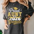 Proud Aunt Of a Class Of 2026 Graduate Senior Graduation Women's Comfort Colors T-Shirt Pepper