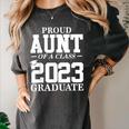 Proud Aunt Graduation Senior 23 Grad Class Of 2023 Women's Comfort Colors T-Shirt Pepper