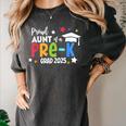 Proud Aunt Of A Pre-K 2025 Graduate Class Of 2025 Graduation Women's Comfort Colors T-Shirt Pepper