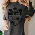 Proud Auntie Of a 2019 Grade Aunt Graduation Women's Comfort Colors T-Shirt Pepper