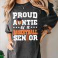 Proud Auntie Of a Basketball Senior 2026 Graduation Gifts Women's Comfort Colors T-Shirt Pepper
