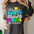Proud Aunty Of Kindergarten Graduate 2024 Graduation Aunty Women's Comfort Colors T-Shirt Pepper