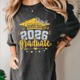 Proud Bonus Dad Of A 2026 Graduate Grad Senior Graduation Women's Comfort Colors T-Shirt Pepper