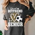 Proud Boyfriend Of A 2026 Senior Soccer Graduation Leopard Women's Comfort Colors T-Shirt Pepper