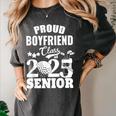 Proud Boyfriend Class Of 2025 Graduation Senior 2025 Golf Women's Comfort Colors T-Shirt Pepper