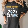 Proud Brother Of a 2021 Senior Shirt Graduation Women's Comfort Colors T-Shirt Pepper