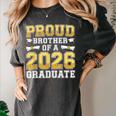 Proud Brother Of A 2026 Graduate Shirt Class 2026 Graduation Women's Comfort Colors T-Shirt Pepper