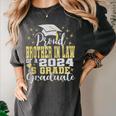 Proud Brother In Law Of 5th Grade Graduate 2024 Graduation Women's Comfort Colors T-Shirt Pepper