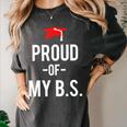 Proud Of My BS Graduation Bachelor's Degree T-Shirt Women's Comfort Colors T-Shirt Pepper