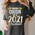 Proud Cousin Of A 2021 Graduate Graduation Clothes MBA PhD Women's Comfort Colors T-Shirt Pepper