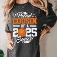 Proud Cousin Of A 2025 Senior Basketball Graduation Women's Comfort Colors T-Shirt Pepper
