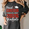 Proud Cousin Of a Class Of 2026 Graduate Senior Graduation Women's Comfort Colors T-Shirt Pepper