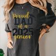Proud Dad Of a 2025 Senior Graduation Women's Comfort Colors T-Shirt Pepper