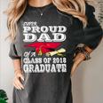 Proud Dad Graduation Shirt 2018 Graduate Tee Women's Comfort Colors T-Shirt Pepper
