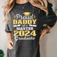 Proud Daddy Of 2024 Class Master Graduate Family Graduation Women's Comfort Colors T-Shirt Pepper