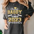 Proud Daddy Of Two 2023 Graduate Class 2023 Graduation Women's Comfort Colors T-Shirt Pepper