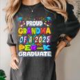 Proud GRANDMA Of a 2025 PRE-K Graduate -Graduation Women's Comfort Colors T-Shirt Pepper