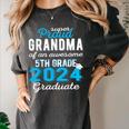 Proud Grandma Of 5th Grade Graduate 2024 Family Graduation Women's Comfort Colors T-Shirt Pepper