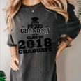 Proud Grandma Of A Class Of 2018 Tee Graduate Graduation Z1 Women's Comfort Colors T-Shirt Pepper