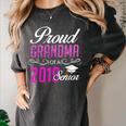 Proud GRANDMA Of A Class 2019 Senior Graduation Women's Comfort Colors T-Shirt Pepper