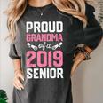 Proud Grandma Of A Class 2019 Senior T Shirt Graduation Women's Comfort Colors T-Shirt Pepper