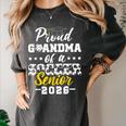Proud Grandma Of a Soccer Senior 2026 Graduation Gifts Women's Comfort Colors T-Shirt Pepper