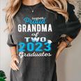 Proud Grandma Of Two 2023 Graduate Class 2023 Graduation Women's Comfort Colors T-Shirt Pepper