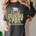 Proud Grandma Of Two 2024 Graduate Class 2024 Graduation Women's Comfort Colors T-Shirt Pepper