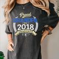 Proud Grandpa Of 2018 Senior Shirt Graduation Grad Women's Comfort Colors T-Shirt Pepper