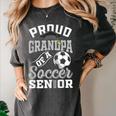 Proud Grandpa Of a Soccer Senior Class Of 2026 Graduation Women's Comfort Colors T-Shirt Pepper
