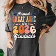 Proud Great Aunt Of a Class Of 2026 Graduate Graduation Women's Comfort Colors T-Shirt Pepper