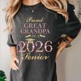 Proud Great Grandpa Of A 2026 Senior Graduate Graduation Women's Comfort Colors T-Shirt Pepper