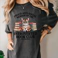 Proud Introverted Book Club Anti Social Reader Pet Cat Women's Comfort Colors T-Shirt Pepper