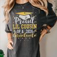 Proud Lil Cousin Of a 2026 Graduate Class Senior Graduation Women's Comfort Colors T-Shirt Pepper