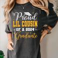 Proud Lil Cousin Of A Class 2024 Graduate Senior Graduation Women's Comfort Colors T-Shirt Pepper