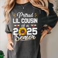 Proud Lil Cousin Of A Class Of 2025 Senior Graduation 2025 Women's Comfort Colors T-Shirt Pepper