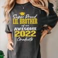 Proud Little Brother Of 2022 Graduate Class 2022 Graduation Women's Comfort Colors T-Shirt Pepper